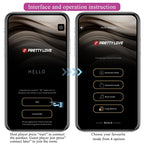 PRETTY LOVE - FERNBEDIENUNG CATALINA VIBRATOR APP VIOLETT
