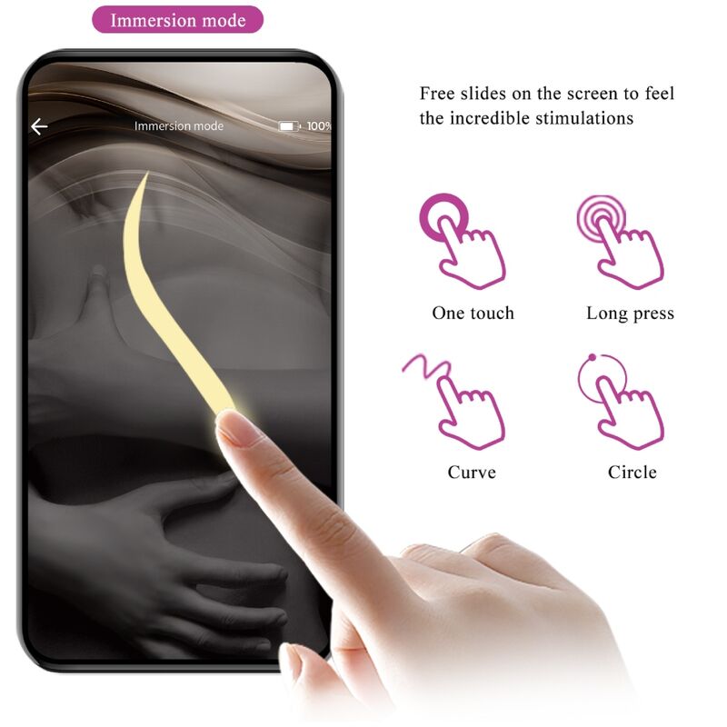PRETTY LOVE - FERNBEDIENUNG CATALINA VIBRATOR APP VIOLETT