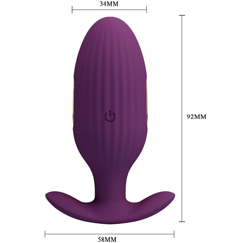 PRETTY LOVE - APP-KONTROLLIERTER ANALPLUG JEFFERSON VIOLET