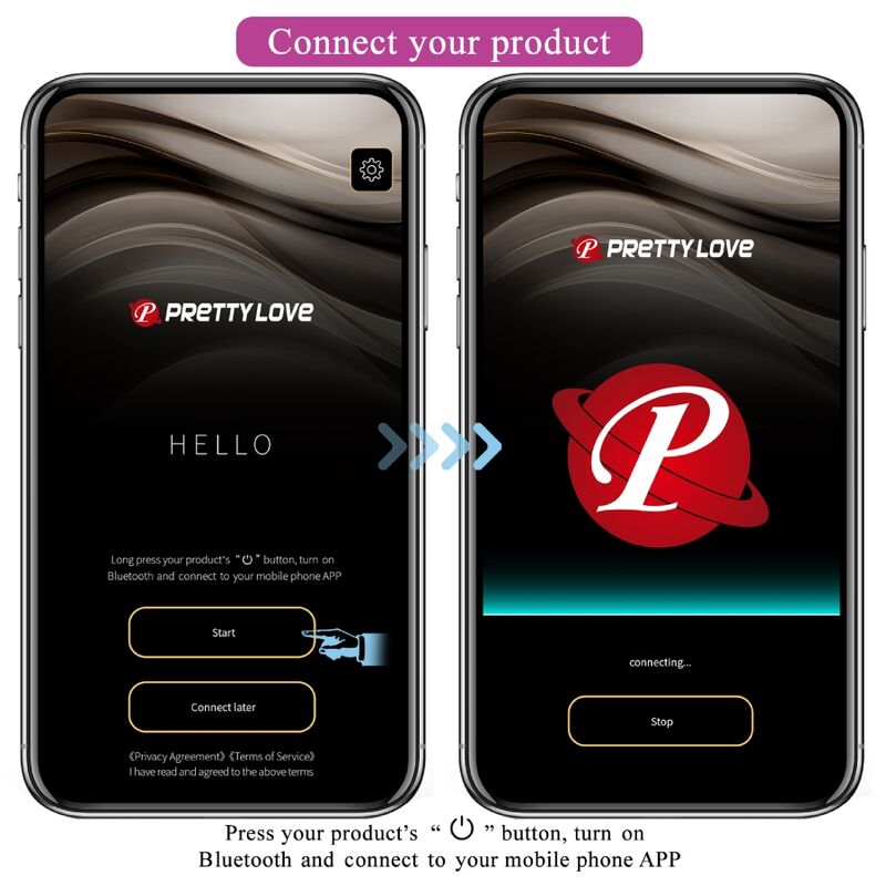 PRETTY LOVE - APP-KONTROLLIERTER ANALPLUG JEFFERSON VIOLET