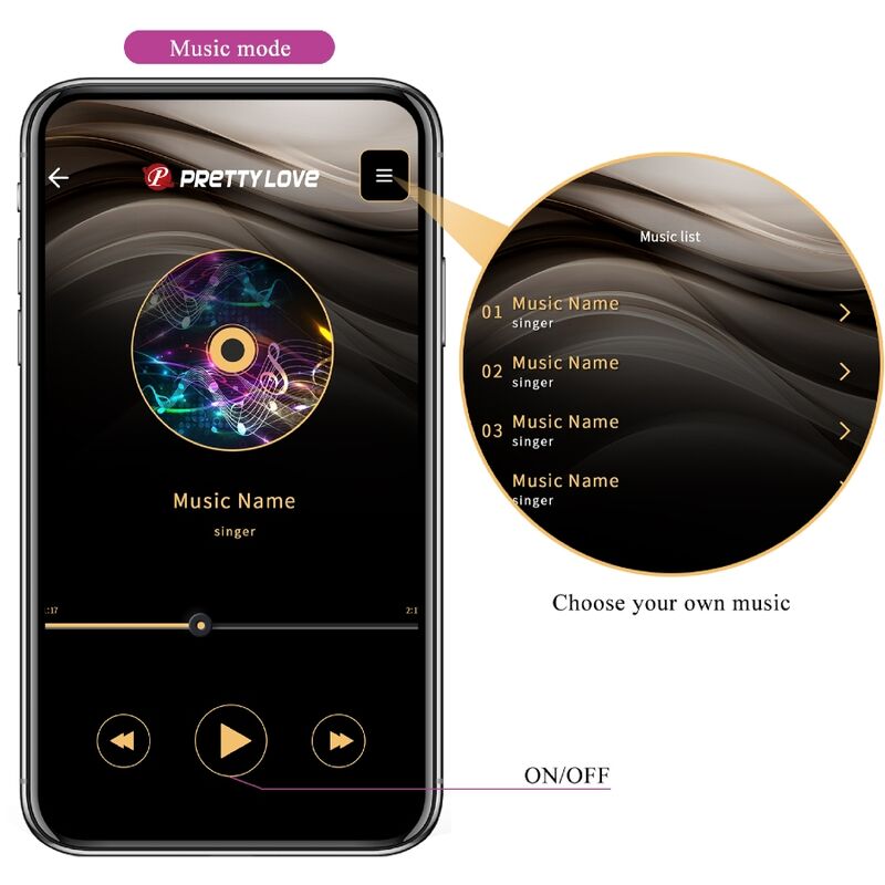 PRETTY LOVE - APP-KONTROLLIERTER ANALPLUG JEFFERSON VIOLET