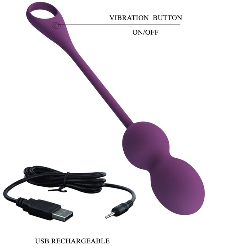 PRETTY LOVE - ELVIRA KEGELKUGELN APP-FERNBEDIENUNG VIOLETT