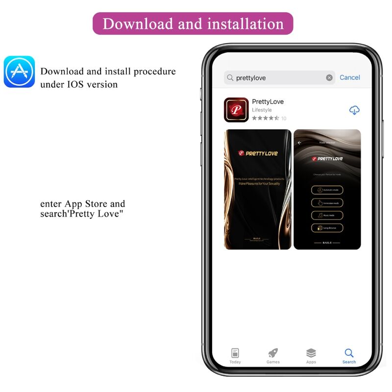PRETTY LOVE - ELVIRA KEGELKUGELN APP-FERNBEDIENUNG VIOLETT
