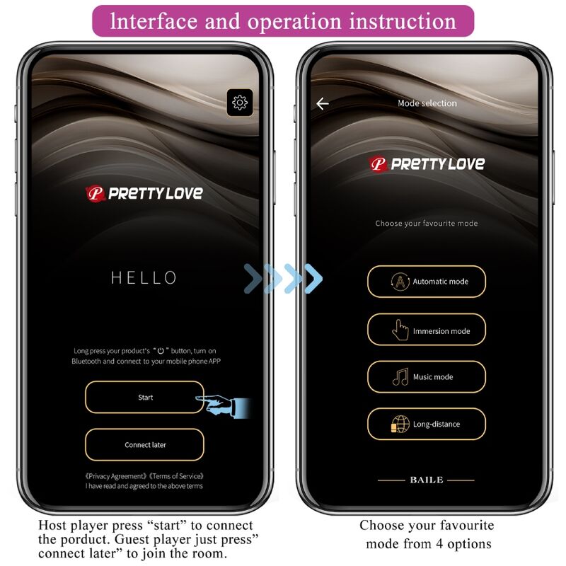 PRETTY LOVE - ELVIRA KEGELKUGELN APP-FERNBEDIENUNG VIOLETT