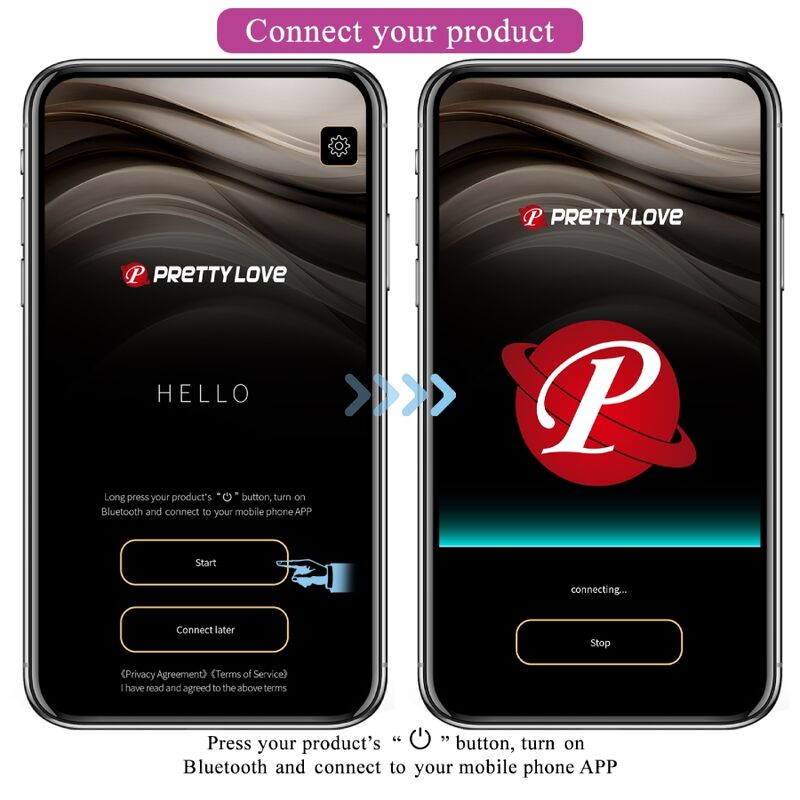 PRETTY LOVE - ELVIRA KEGELKUGELN APP-FERNBEDIENUNG VIOLETT