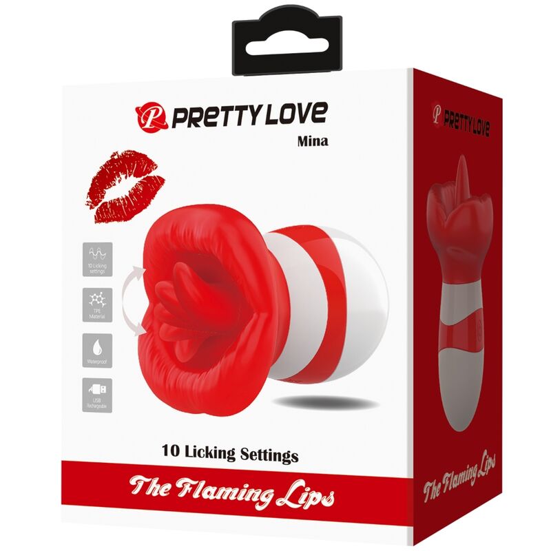 PRETTY LOVE - MINA HELLER ROTER ZUNGENSTIMULATOR