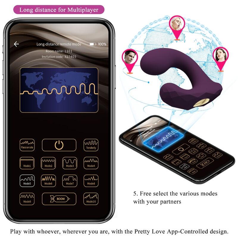 PRETTY LOVE - BILLY VIBRATION VIOLETT KOSTENLOSE ANWENDUNG