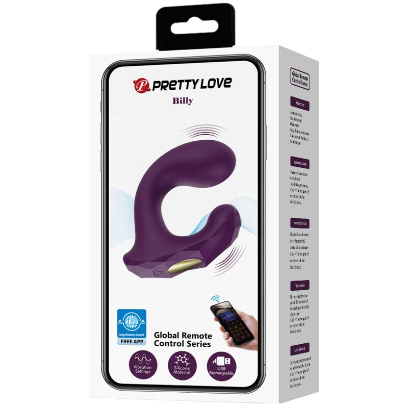 PRETTY LOVE - BILLY VIBRATION VIOLETT KOSTENLOSE ANWENDUNG