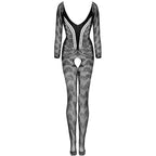 LIVCO CORSETTI FASHION - CORDILL LC 17358 BODYSTOCKING CROTCHLESS SCHWARZ EINHEITSGRÖSSE