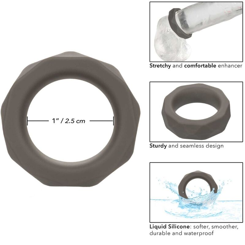 CALEXOTICS - ALPHA PRISMATISCHER VERLÄNGERUNGSRING GRAU