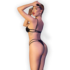 CHILIROSE - BODY-SET CR 4700 SCHWARZ S/M