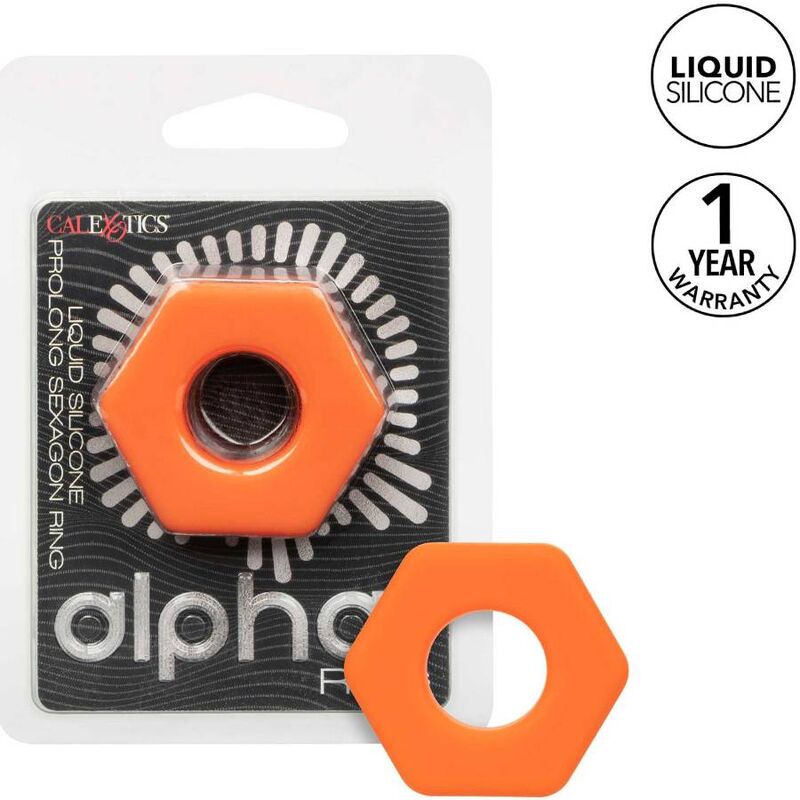 CALEXOTICS – ALPHA RING PROLONG SEXAGON ORANGE