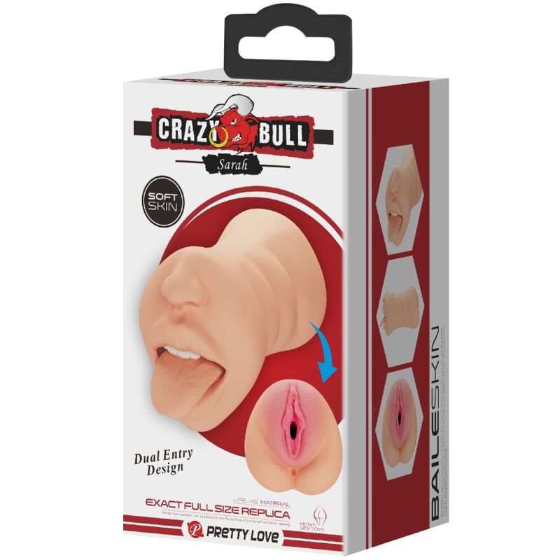 CRAZY BULL - MASTURBATOR IN VAGINA-FORM SARAH DOPPELTER EINGANG