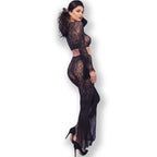CHILIROSE - CR 4648 OBERTEIL UND HOSE ROT S/L