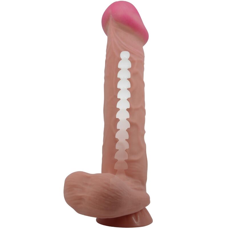 PRETTY LOVE - GODE RÉALISTE AVEC VENTOUSE SLIDING SKIN 26 CM