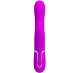 PRETTY LOVE - KANINCHEN-VIBRATOR MIT VIOLETTEN PERLEN