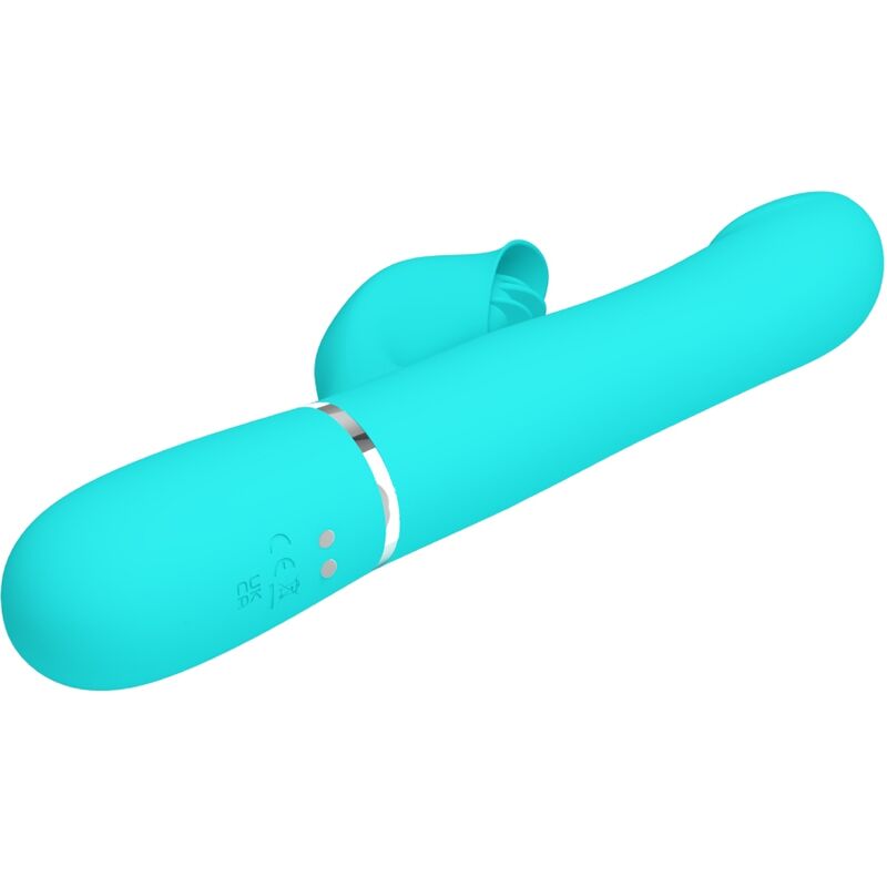 PRETTY LOVE - VIBRATORPERLEN HASE GRÜN AQUA