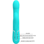 PRETTY LOVE - VIBRATORPERLEN HASE GRÜN AQUA