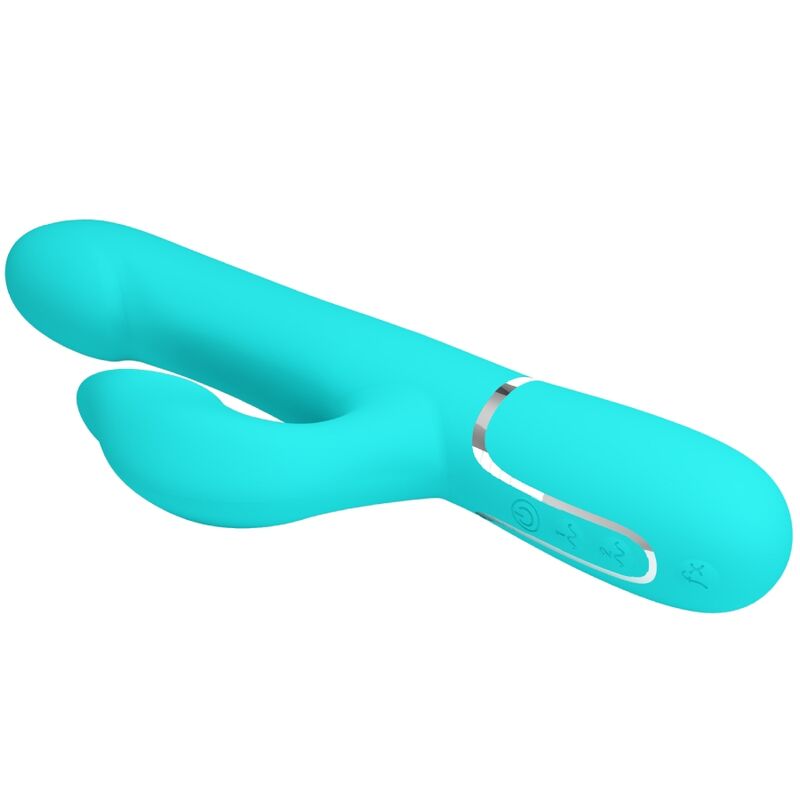 PRETTY LOVE - VIBRATORPERLEN HASE GRÜN AQUA