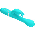PRETTY LOVE - VIBRATOR DEJON RABBIT 3 IN 1 MULTIFUNKTIONAL WASSERGRÜN