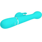 PRETTY LOVE - VIBRATOR DEJON RABBIT 3 IN 1 MULTIFUNKTIONAL WASSERGRÜN