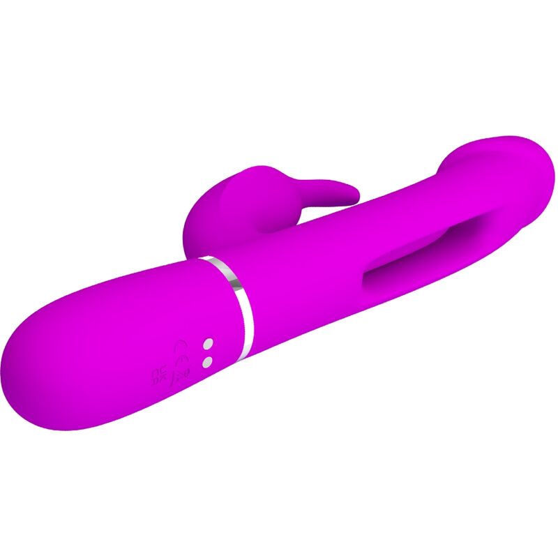 PRETTY LOVE - DEJON RABBIT 3-IN-1 MULTIFUNKTIONSVIBRATOR FUCHSIA