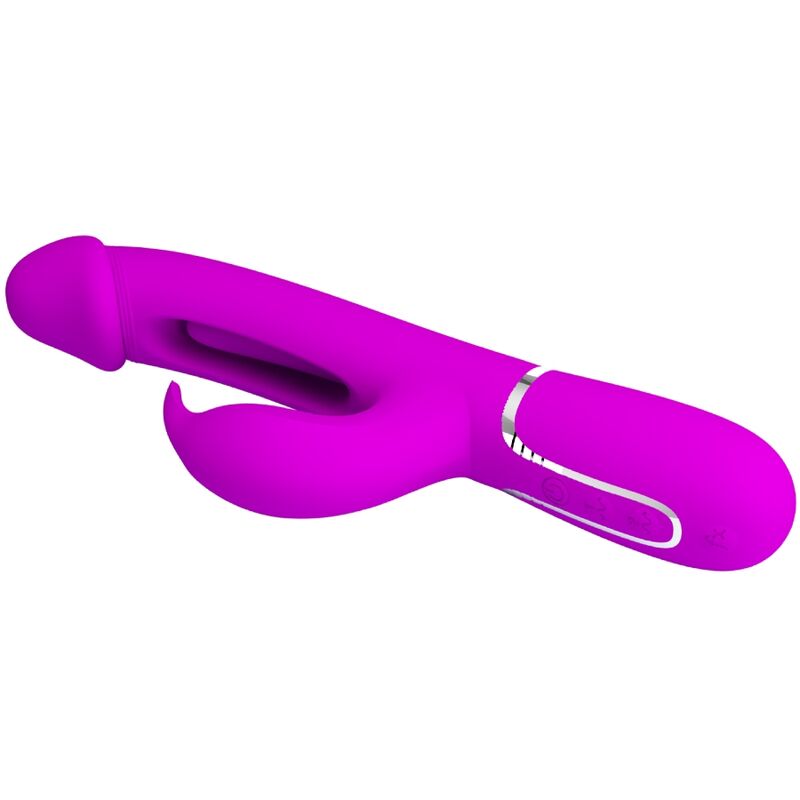 PRETTY LOVE - DEJON RABBIT 3-IN-1 MULTIFUNKTIONSVIBRATOR FUCHSIA
