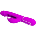 PRETTY LOVE - DEJON RABBIT 3-IN-1 MULTIFUNKTIONSVIBRATOR FUCHSIA