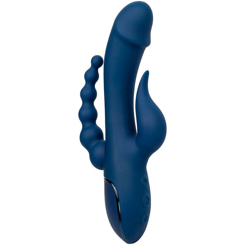 CALEXOTICS - DREIFACH-ORGASMUS-VIBRATOR BLAU