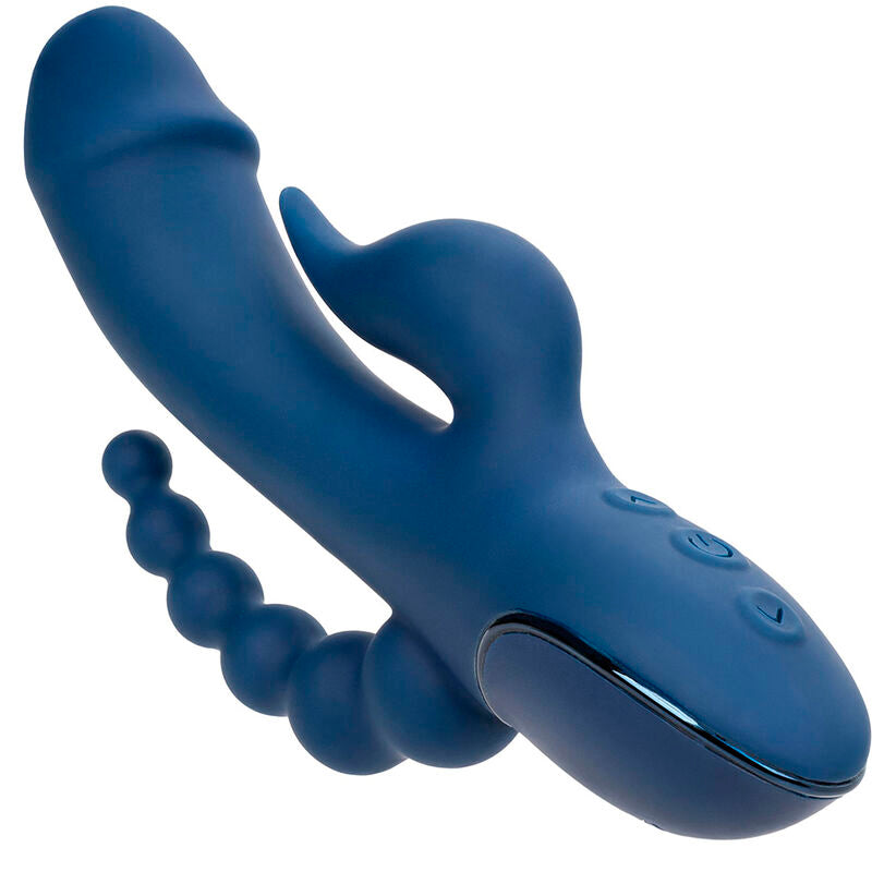 CALEXOTICS - DREIFACH-ORGASMUS-VIBRATOR BLAU
