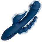 CALEXOTICS - DREIFACH-ORGASMUS-VIBRATOR BLAU
