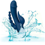 CALEXOTICS - DREIFACH-ORGASMUS-VIBRATOR BLAU