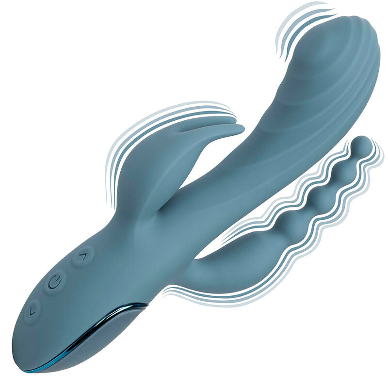CALEXOTICS - DREIFACH-EKSTASE-VIBRATOR GRAU