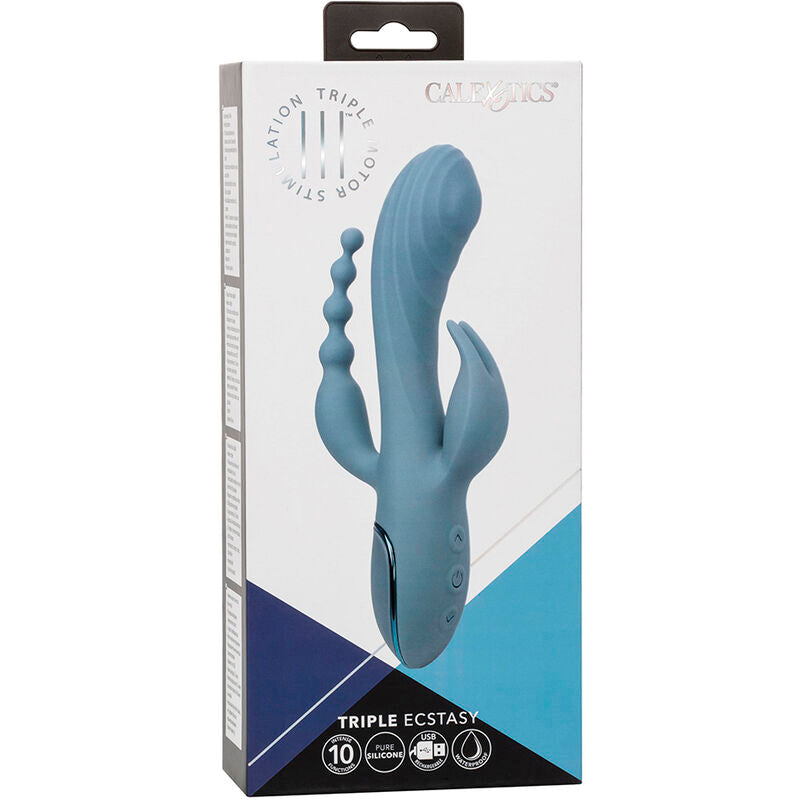 CALEXOTICS - DREIFACH-EKSTASE-VIBRATOR GRAU