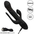 CALEXOTICS - DREIFACHER EUPHORIA-VIBRATOR SCHWARZ