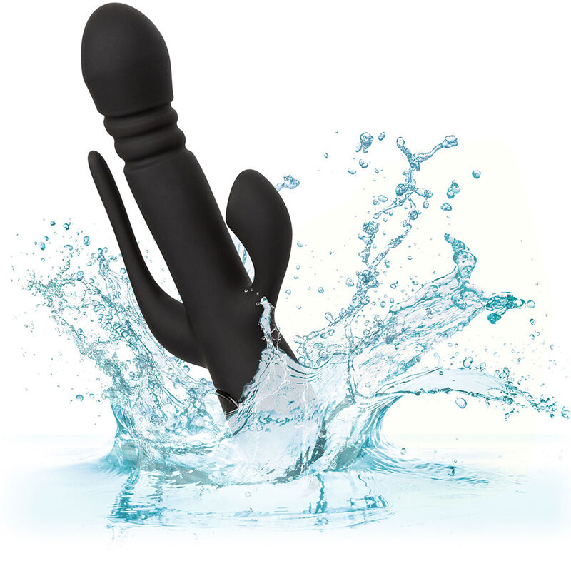 CALEXOTICS - DREIFACHER EUPHORIA-VIBRATOR SCHWARZ