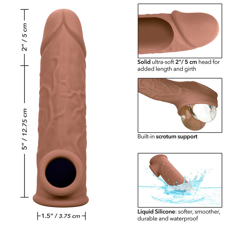 CALEXOTICS - EXTENSION PERFORMANCE MAXX LIFE-LIKE 7 BRAUNE HAUT