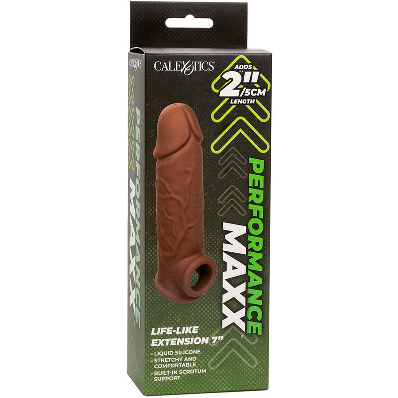 CALEXOTICS - EXTENSION PERFORMANCE MAXX LIFE-LIKE 7 BRAUNE HAUT