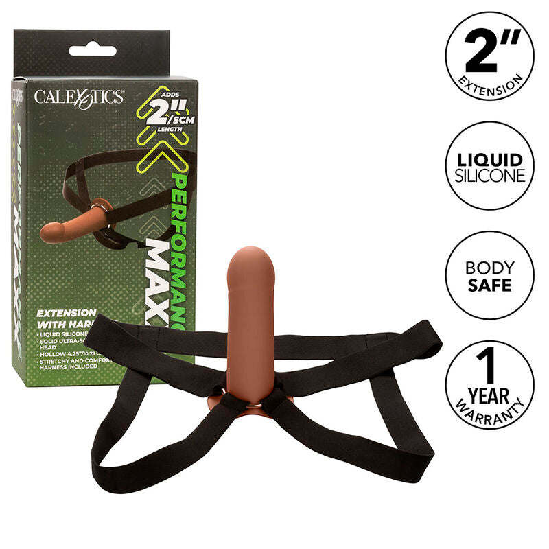 CALEXOTICS - PENISRING PERFORMANCE MAXX MIT HAUTFARBENEM HARNESS