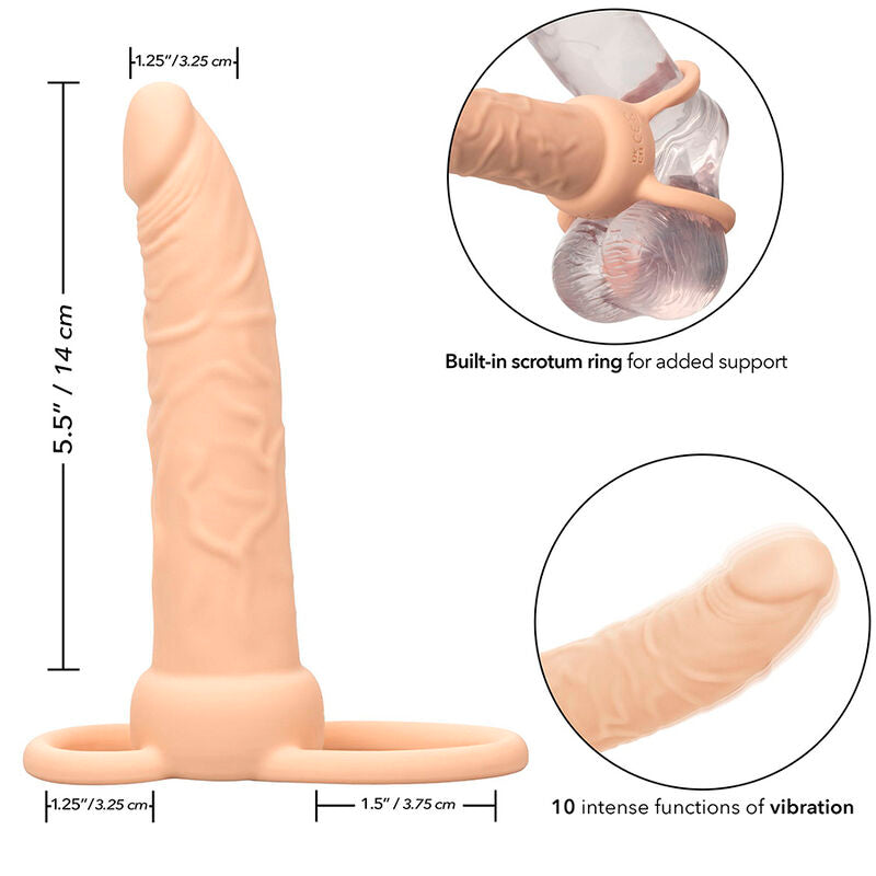 CALEXOTICS - PERFORMANCE MAXX RECHARGEABLE DOPPELPENETRATOR HELLER HAUTTON