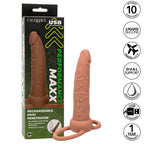 CALEXOTICS – PERFORMANCE MAXX WIEDERAUFLADBARER DOPPELPENETRATOR BRAUNE HAUT