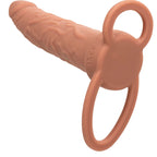 CALEXOTICS – PERFORMANCE MAXX WIEDERAUFLADBARER DOPPELPENETRATOR BRAUNE HAUT