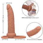CALEXOTICS – PERFORMANCE MAXX WIEDERAUFLADBARER DOPPELPENETRATOR BRAUNE HAUT
