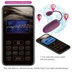 PRETTY LOVE - NYMPH APP-GESTEUERTES VIBRATIONSEI LILA
