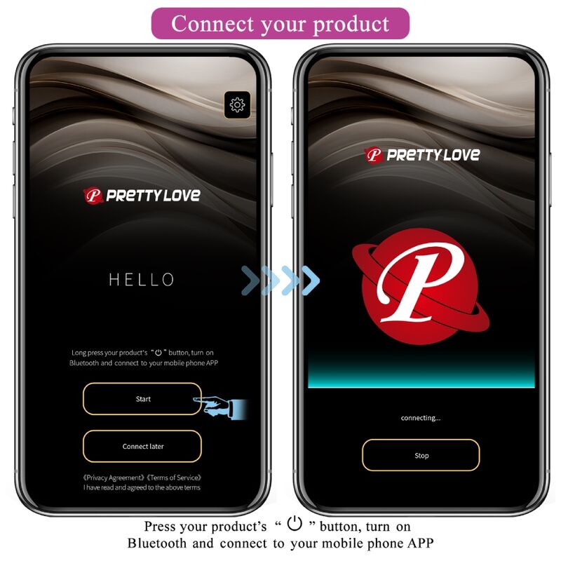 PRETTY LOVE - NYMPH APP-GESTEUERTES VIBRATIONSEI LILA