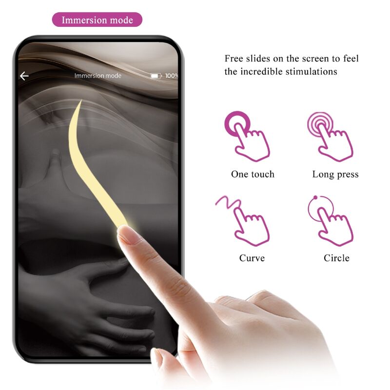 PRETTY LOVE - NYMPH APP-GESTEUERTES VIBRATIONSEI LILA