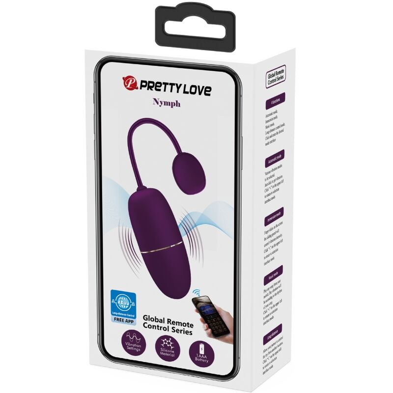 PRETTY LOVE - NYMPH APP-GESTEUERTES VIBRATIONSEI LILA