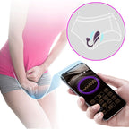 PRETTY LOVE - FISHERMAN EIERVIBRATOR APP-GESTEUERT LILA