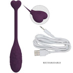 PRETTY LOVE - FISHERMAN EIERVIBRATOR APP-GESTEUERT LILA