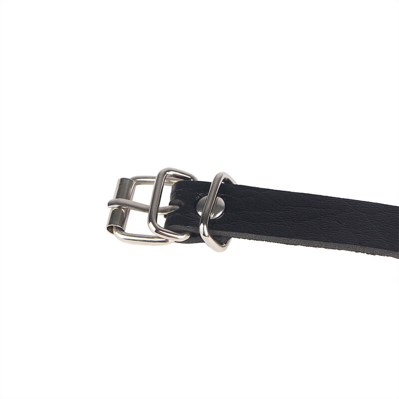 SUBBLIME - RINGKETTE AUS LEDER SCHWARZ EINHEITSGRÖSSE